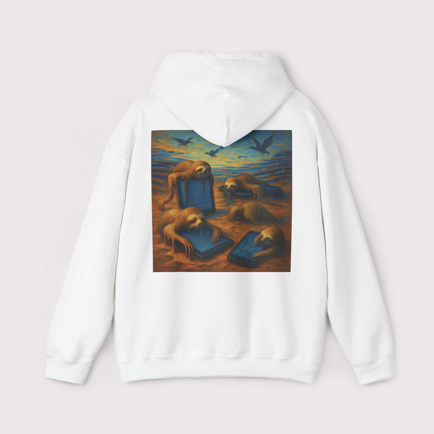 Digital Drain Sloth Hoodie