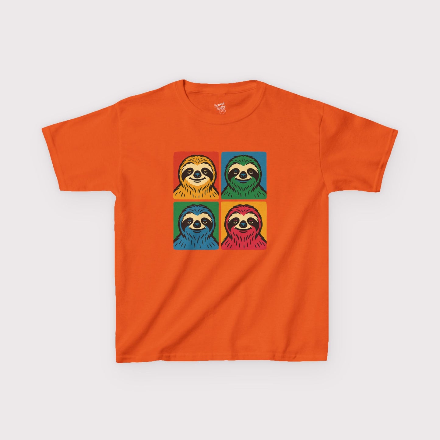 Pop Art Sloths Kids T-Shirt