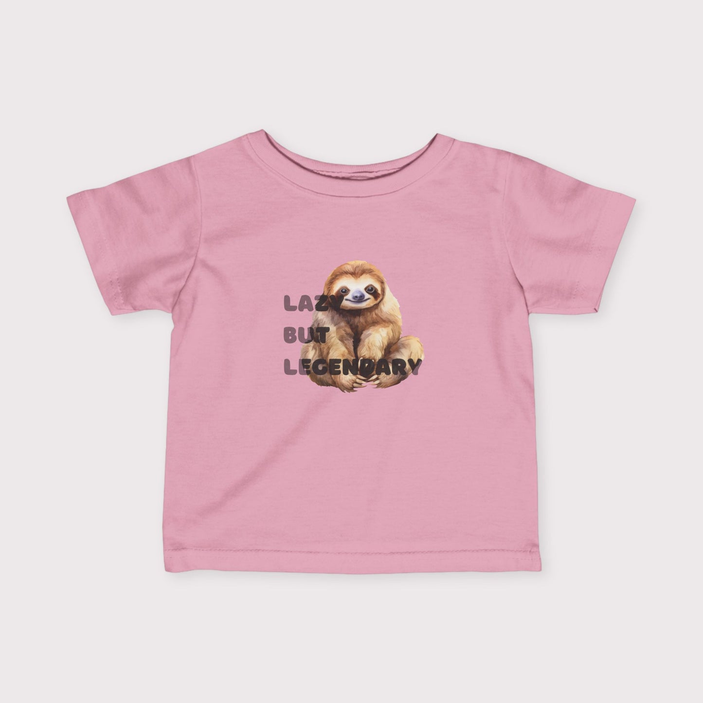 Baby Sloth Toddler Tee – Lazy but Legendary