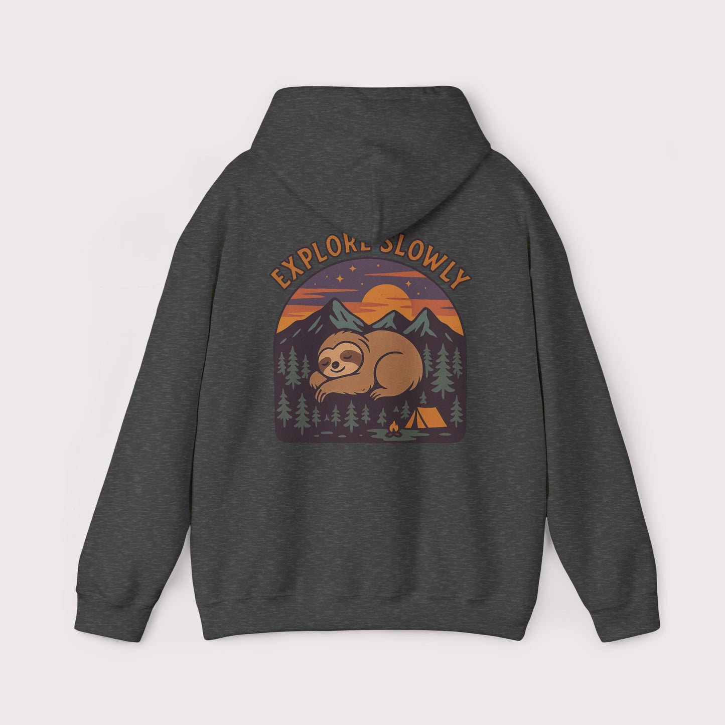 Explore Slowly Sloth Hoodie