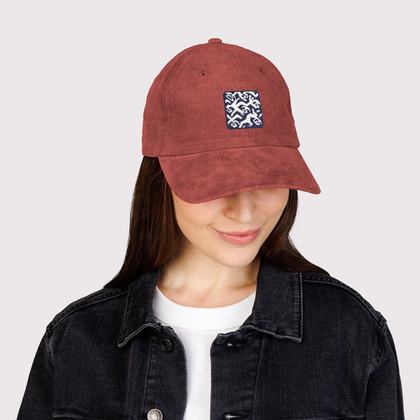 Tessellated Sloths Corduroy Hat