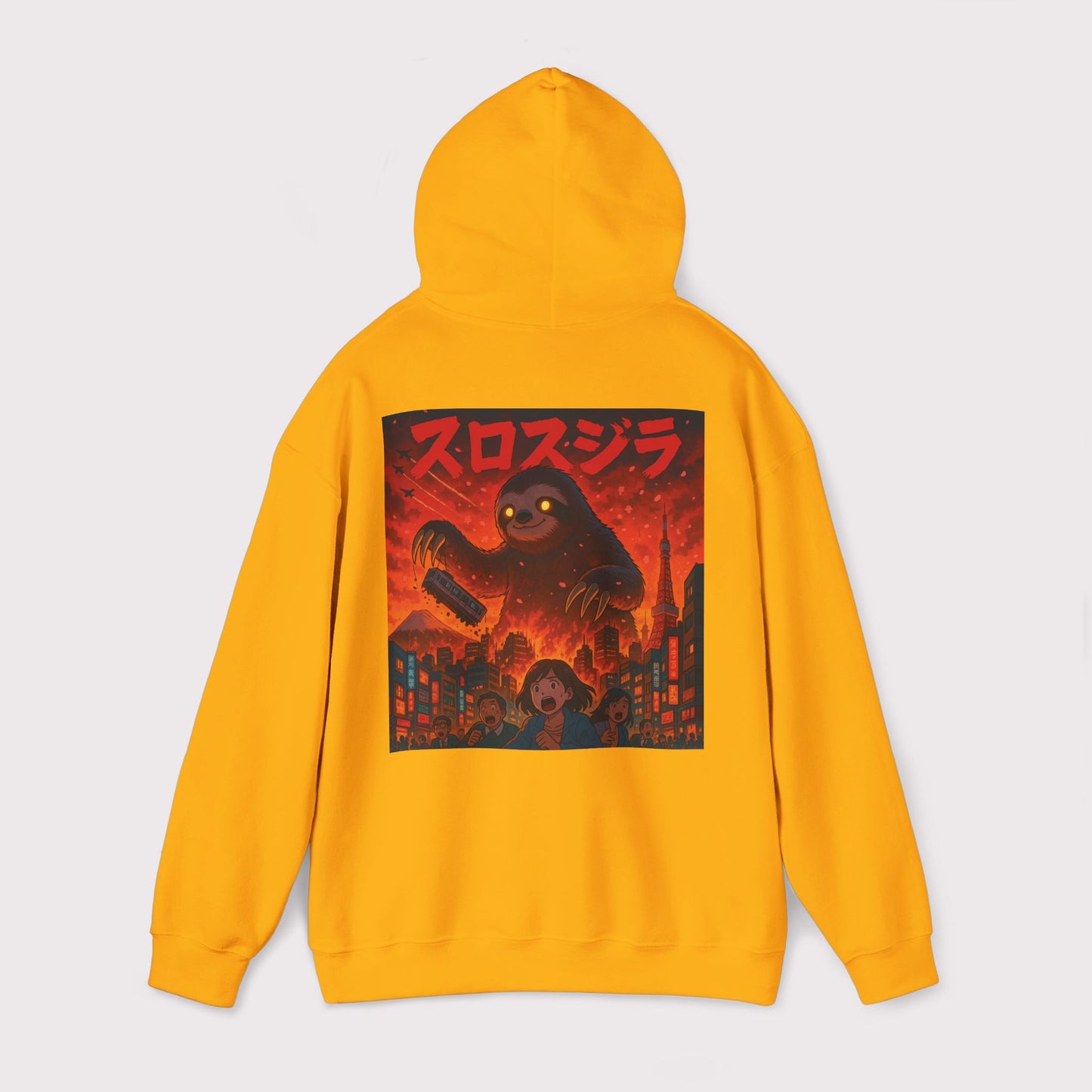 Slothzilla Anime Hoodie
