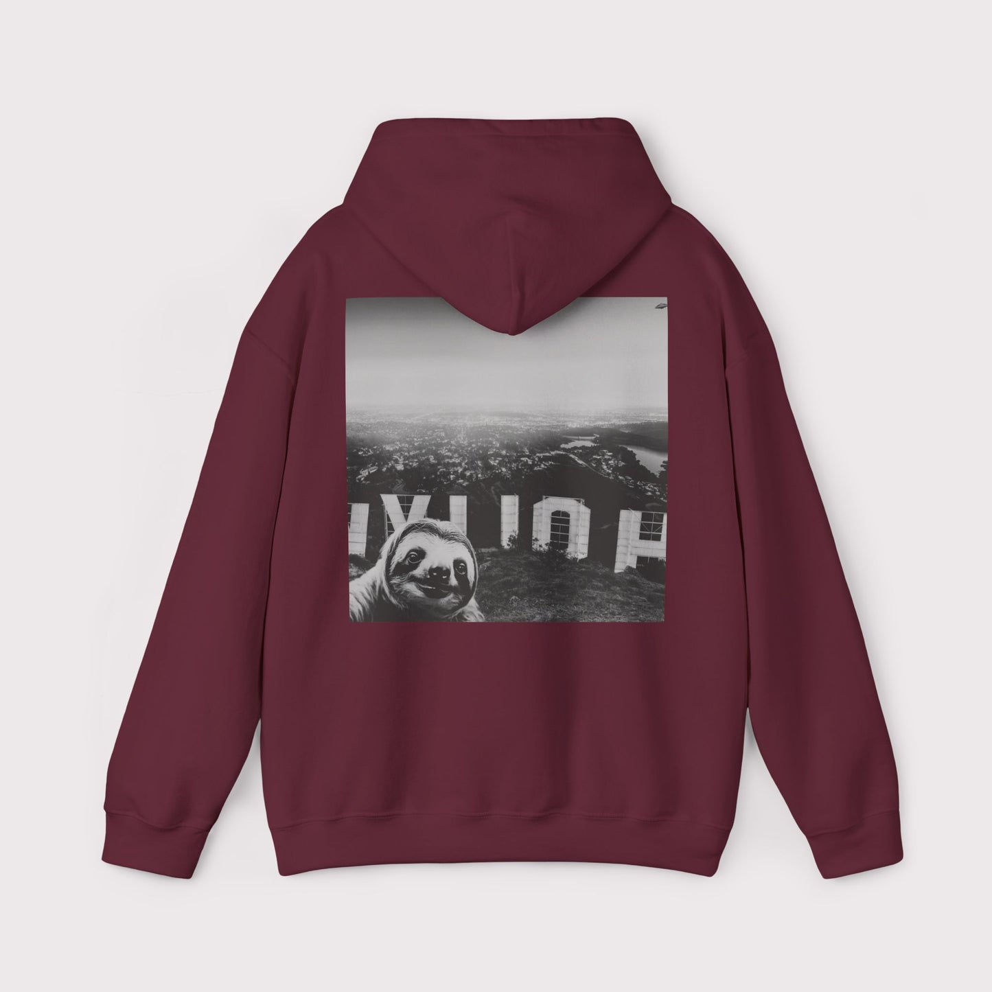 Sloth Selfie Hollywood Sign - Hoodie