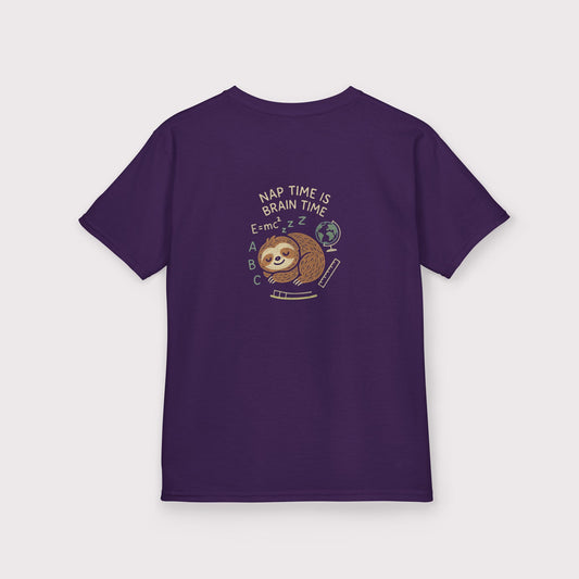 Nap Time Is Brain Time Kids T-Shirt