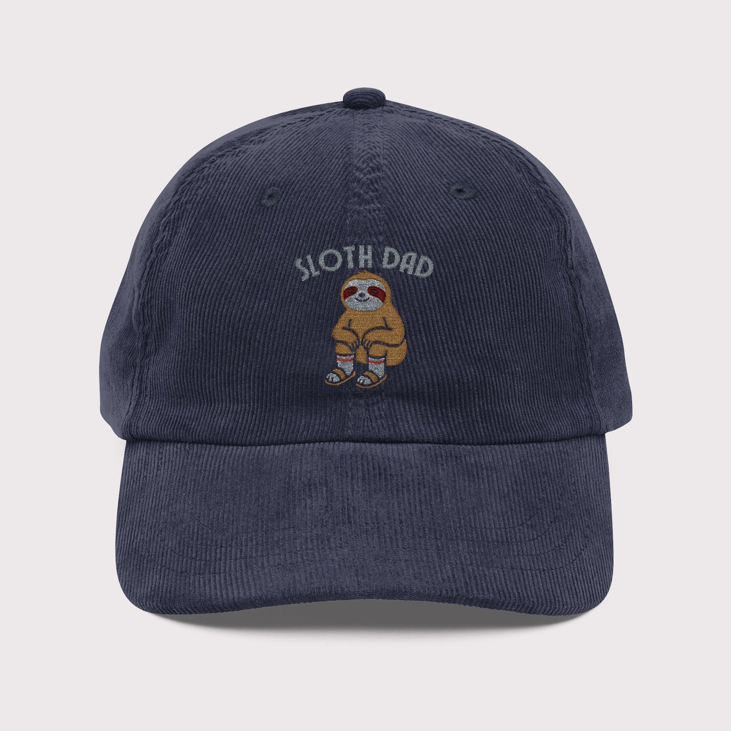 Sloth Dad Corduroy Hat