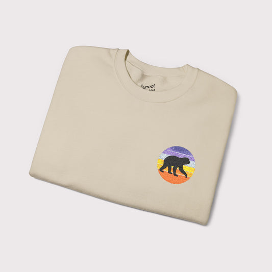 Sunset Crest Sloth Crewneck
