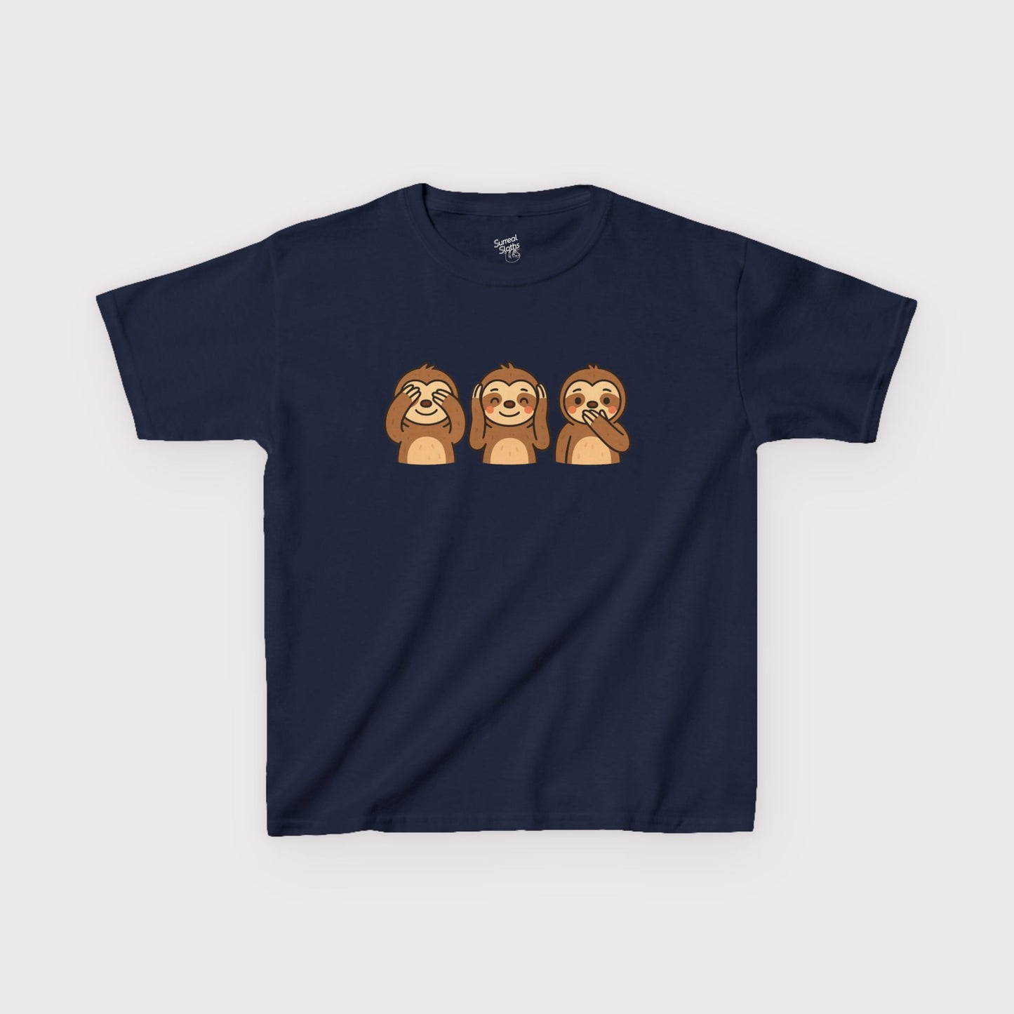 No Evil Sloths Kids T-Shirt