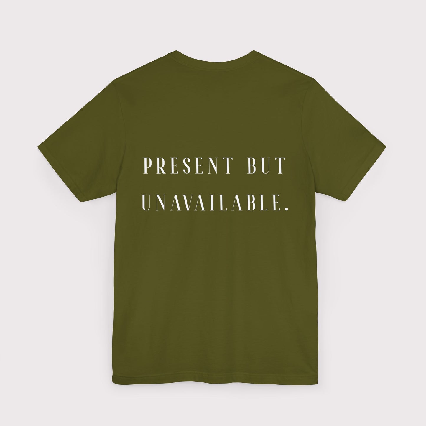 "Present But Unavailable" - Certified Slacker Jersey Tee