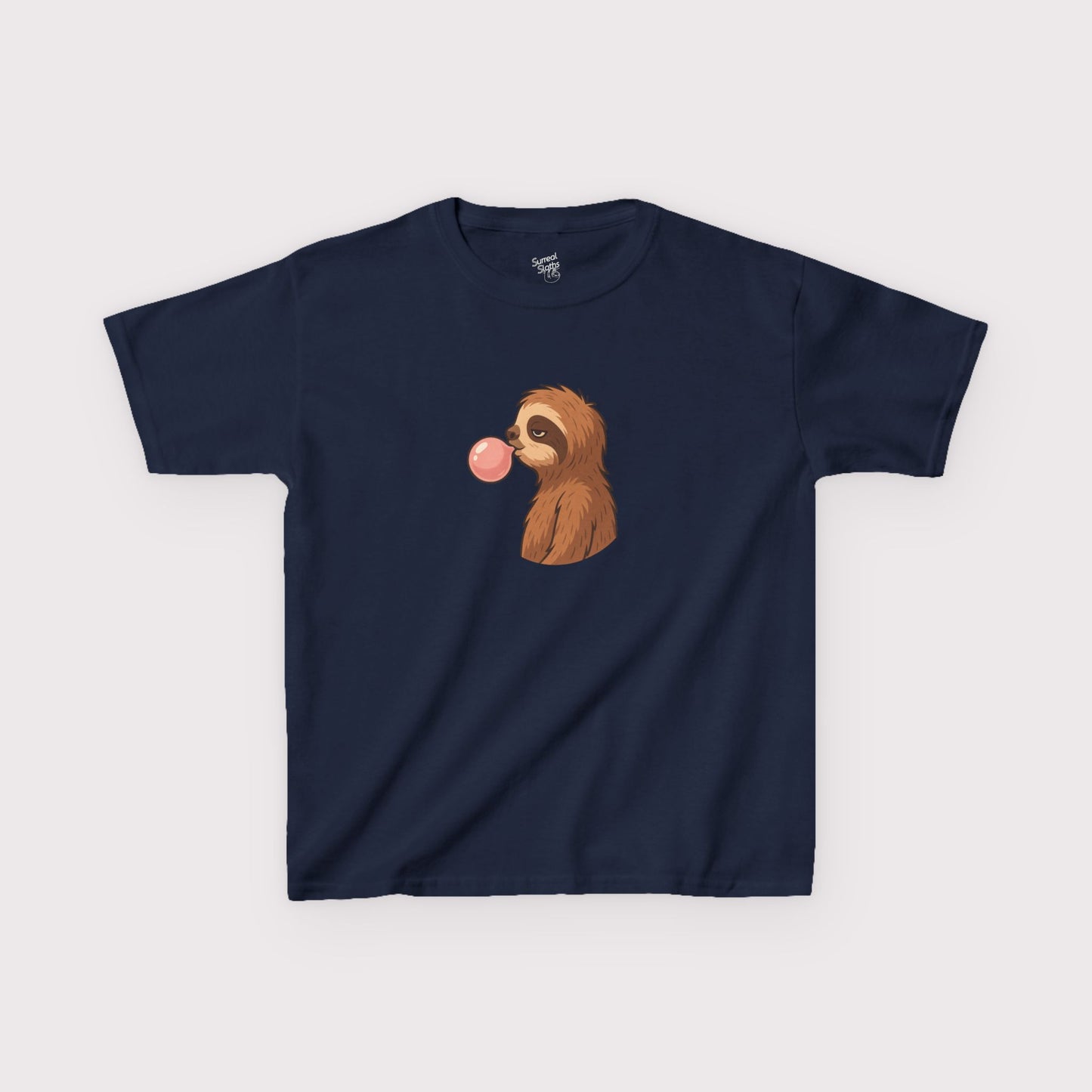 Bubble Blowing Sloth Kids T-Shirt