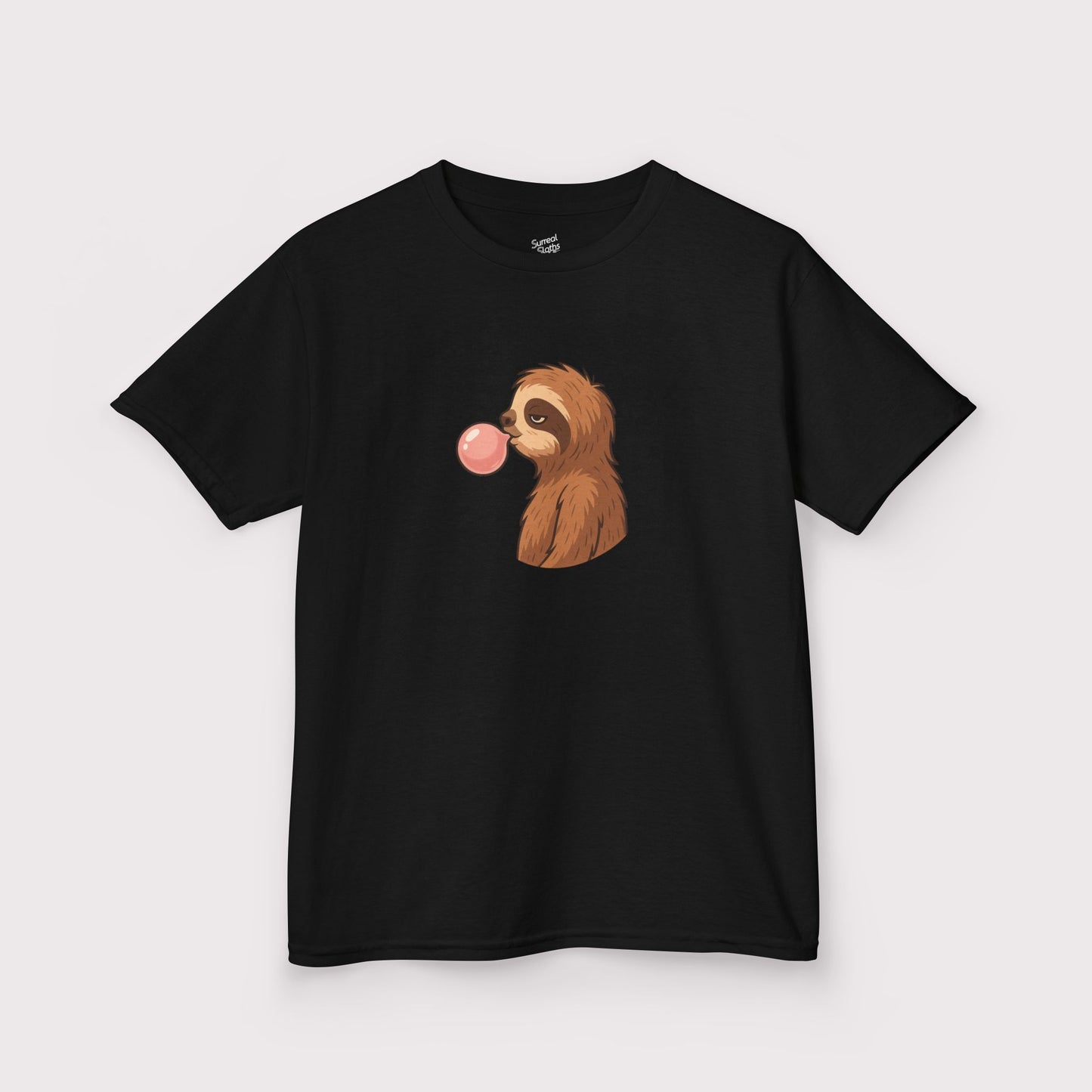 Bubble Blowing Sloth Kids T-Shirt