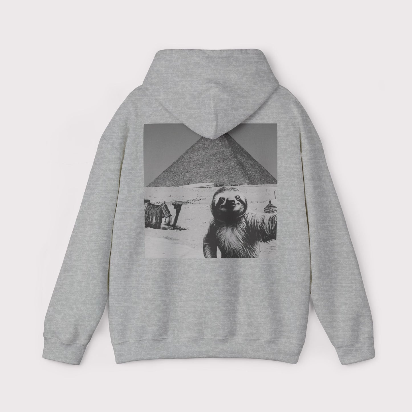Sloth Selfie Pyramids of Egypt - Hoodie