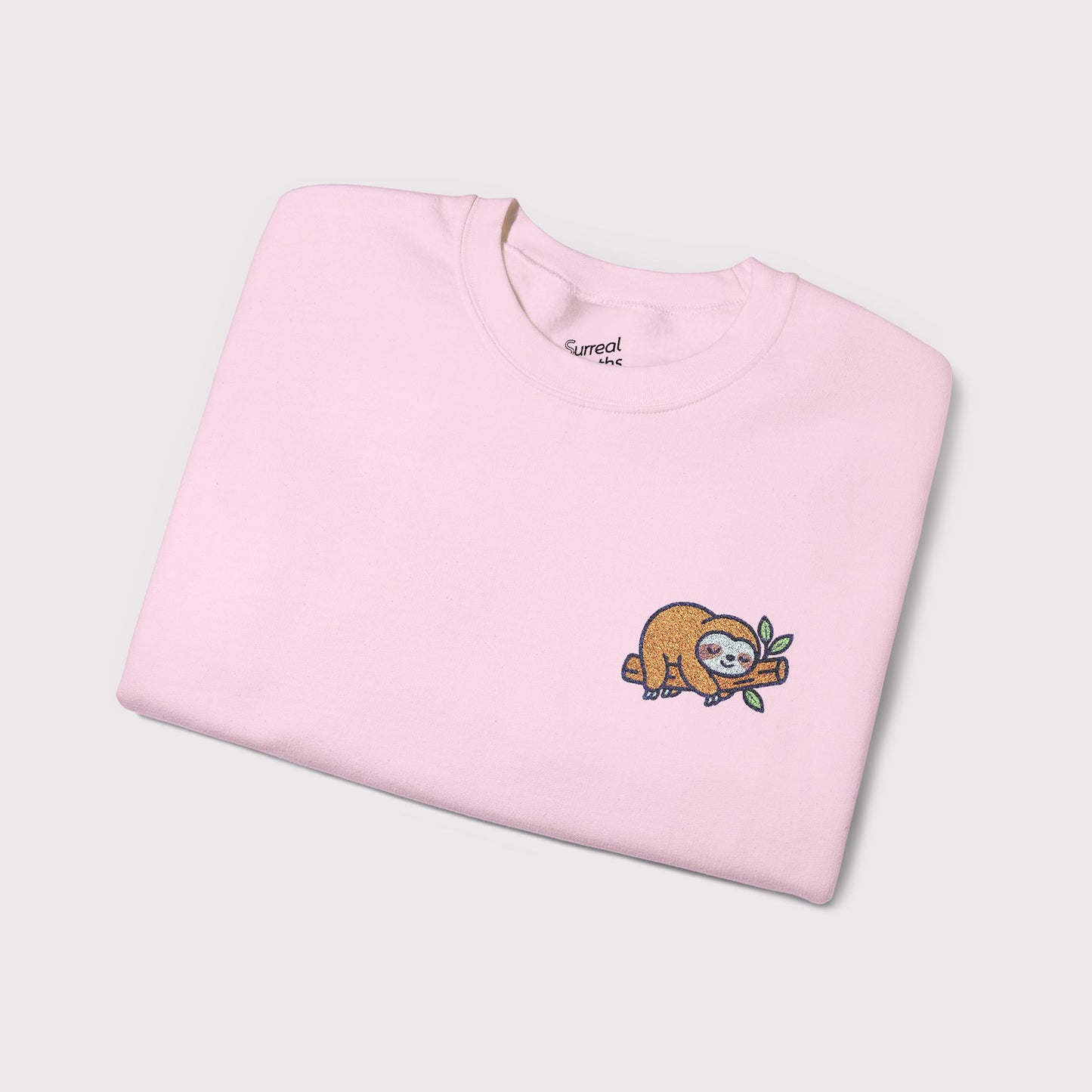 Chill on a Limb Embroidered Crewneck