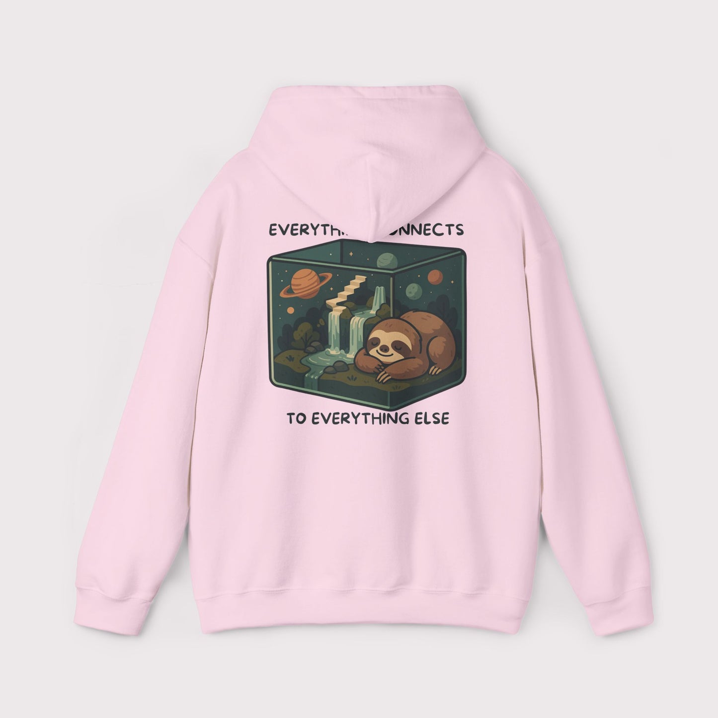 Everything Connects Sloth Hoodie