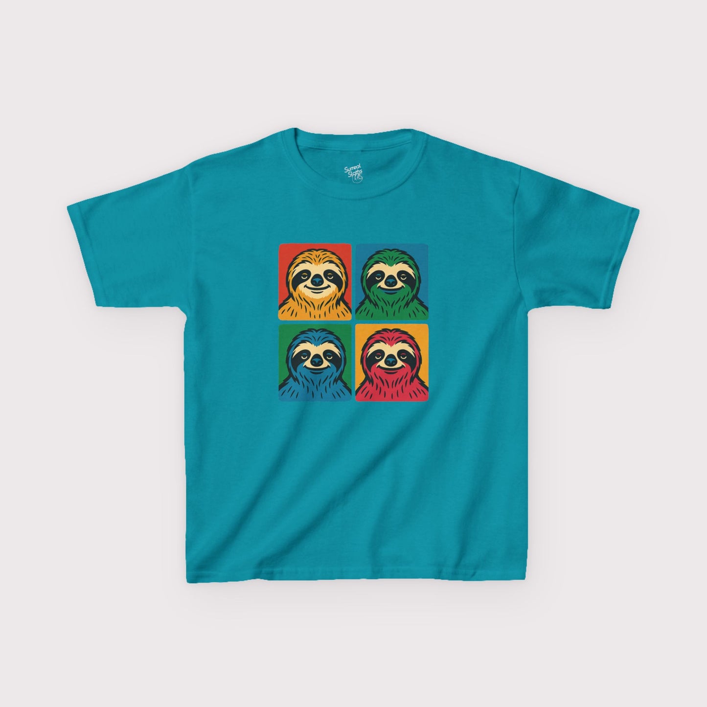 Pop Art Sloths Kids T-Shirt