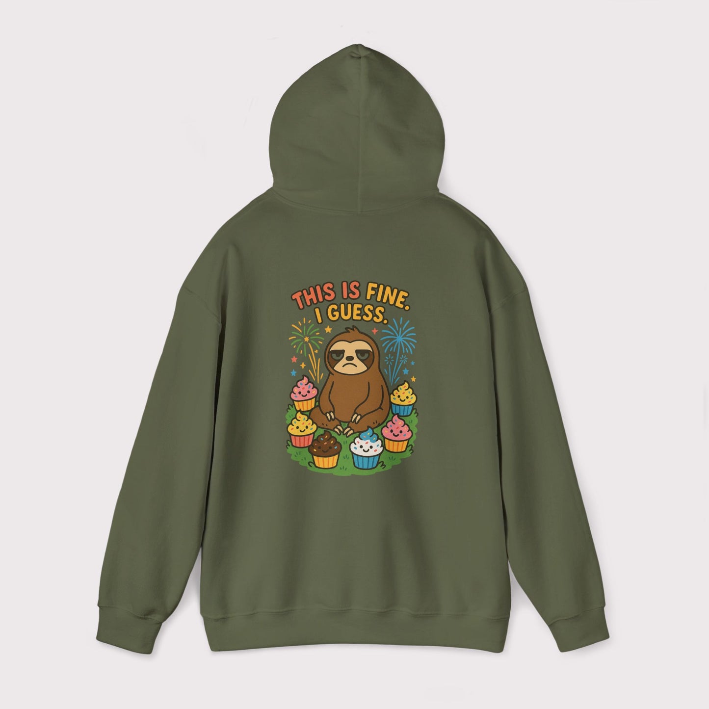 This Is Fine Sloth Hoodie