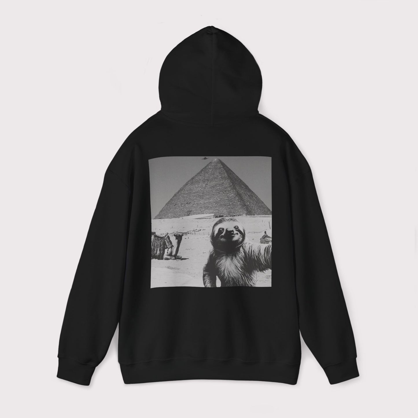 Sloth Selfie Pyramids of Egypt - Hoodie