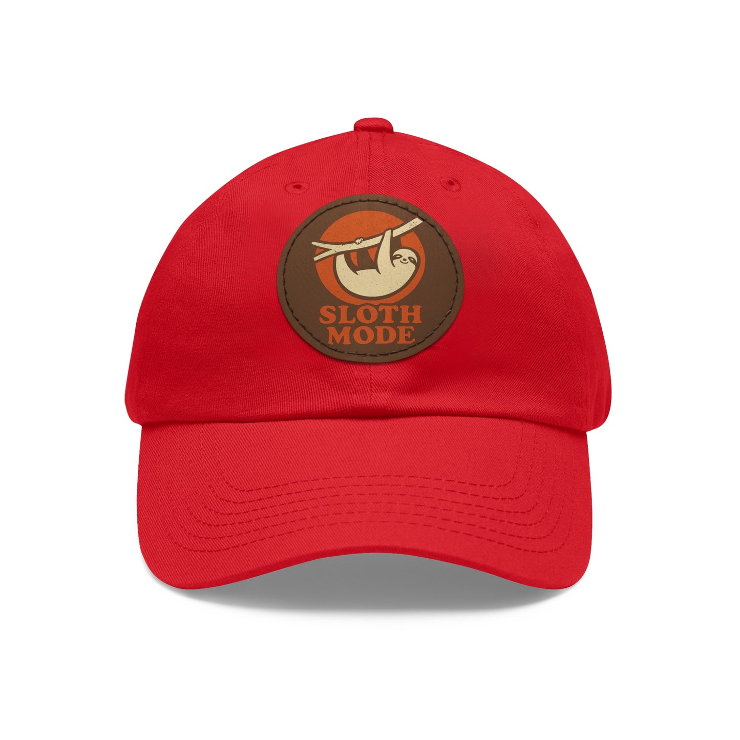 Sloth Mode Leather Patch Hat