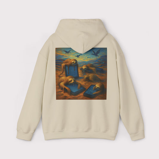 Digital Drain Sloth Hoodie