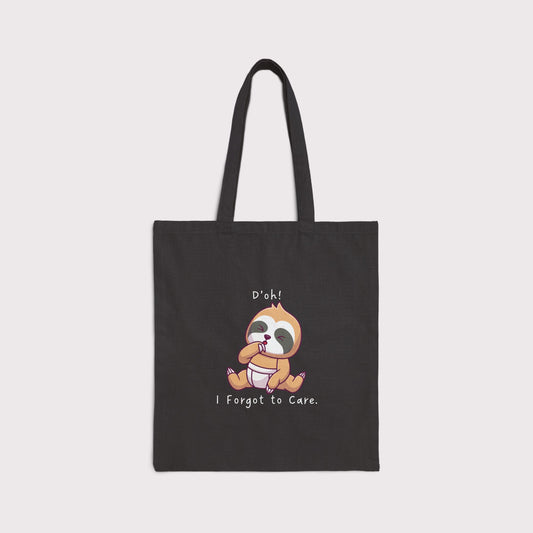 D’oh! I Forgot to Care Tote Bag
