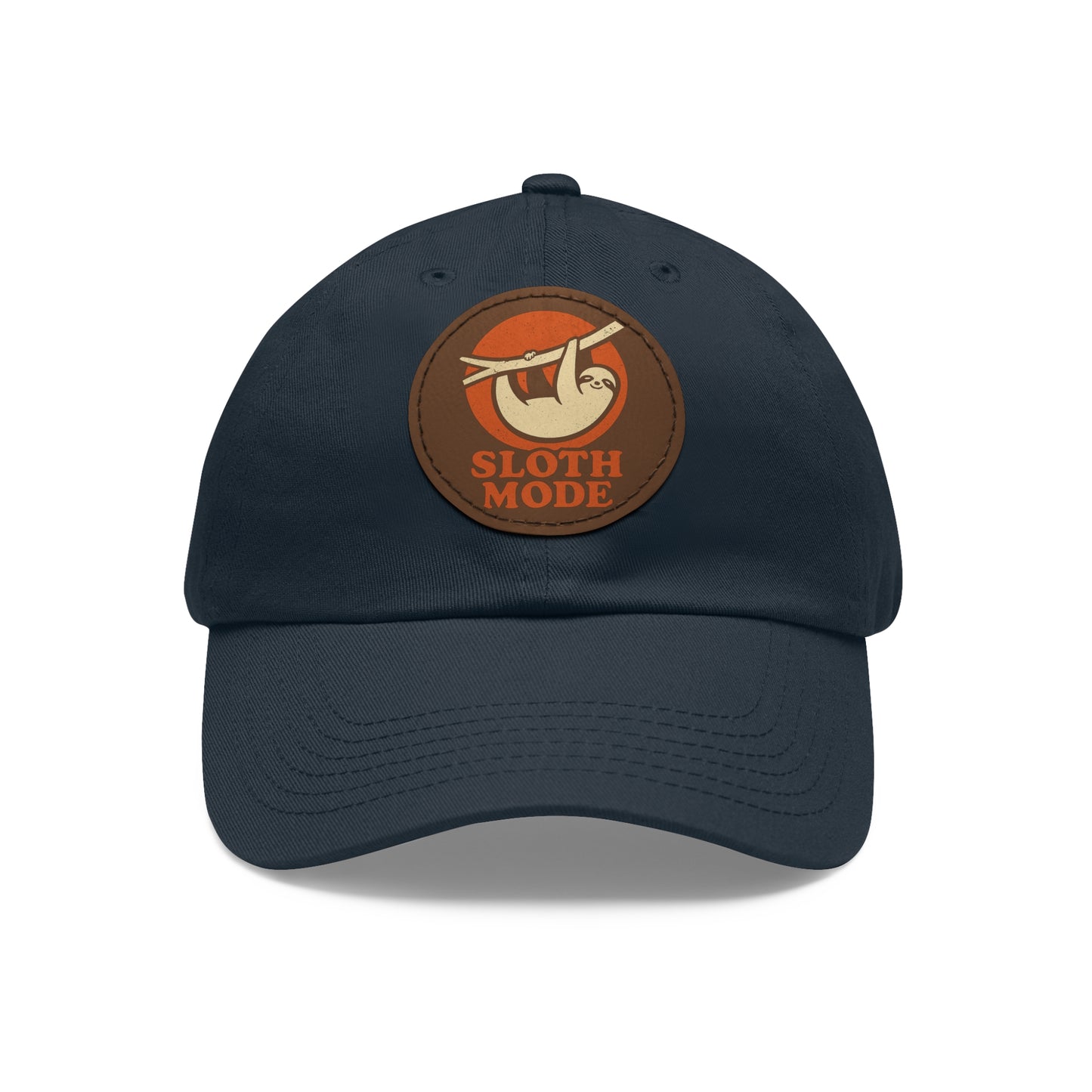 Sloth Mode Leather Patch Hat
