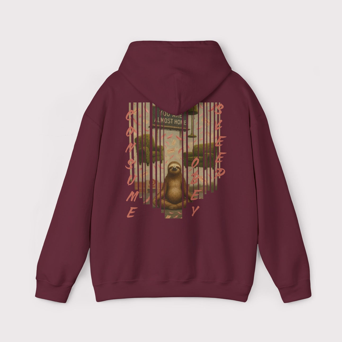 Consume Obey Sleep Sloth Hoodie