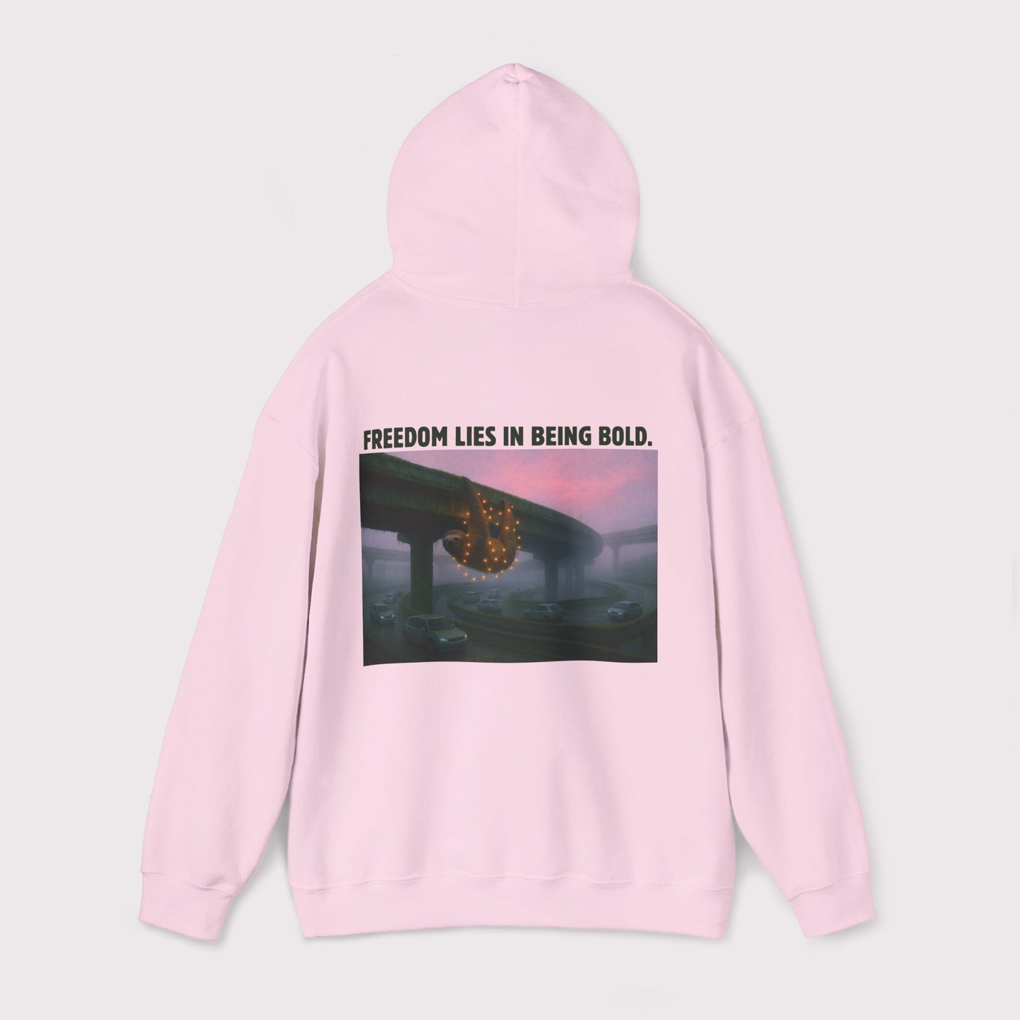 Bold Freedom Sloth Hoodie