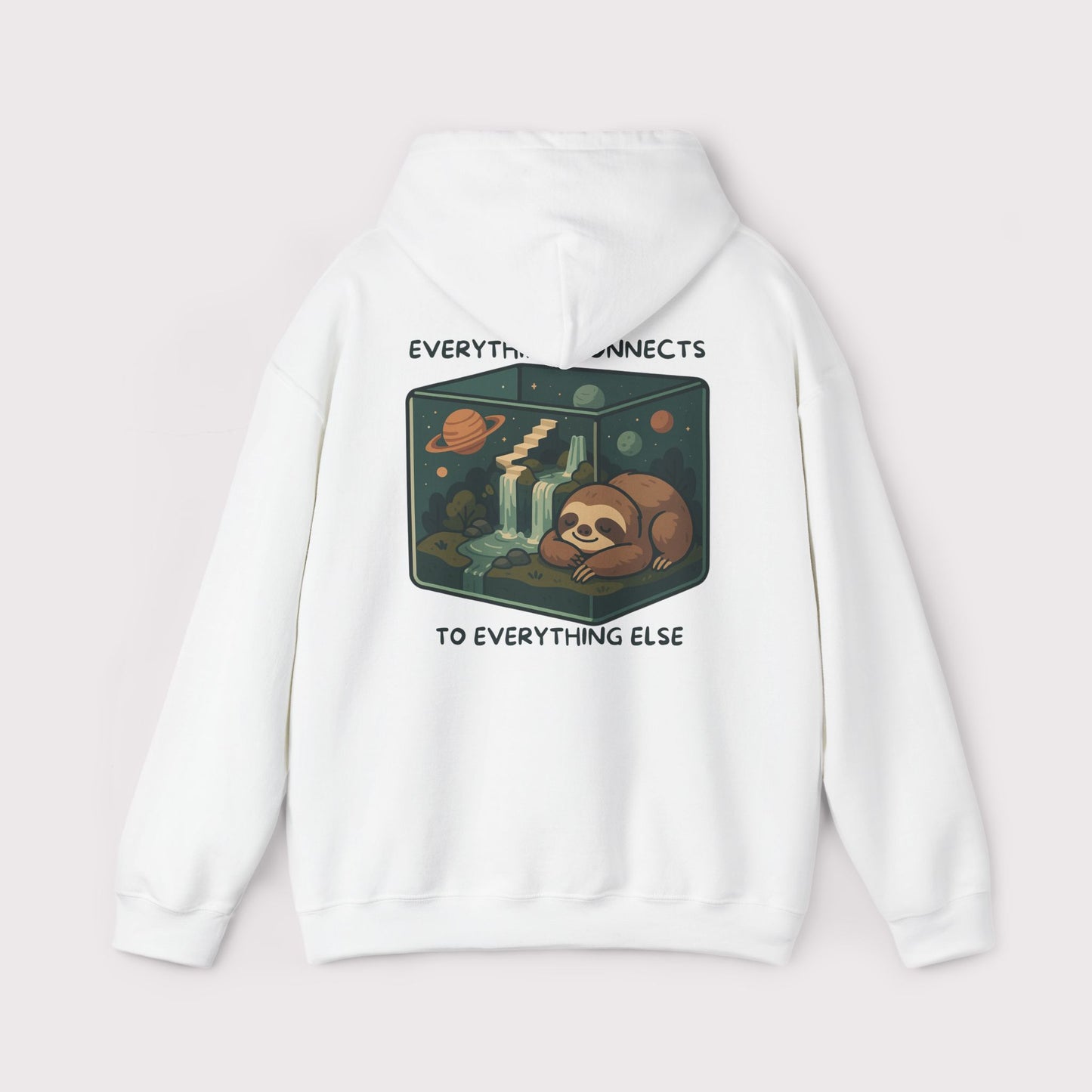 Everything Connects Sloth Hoodie