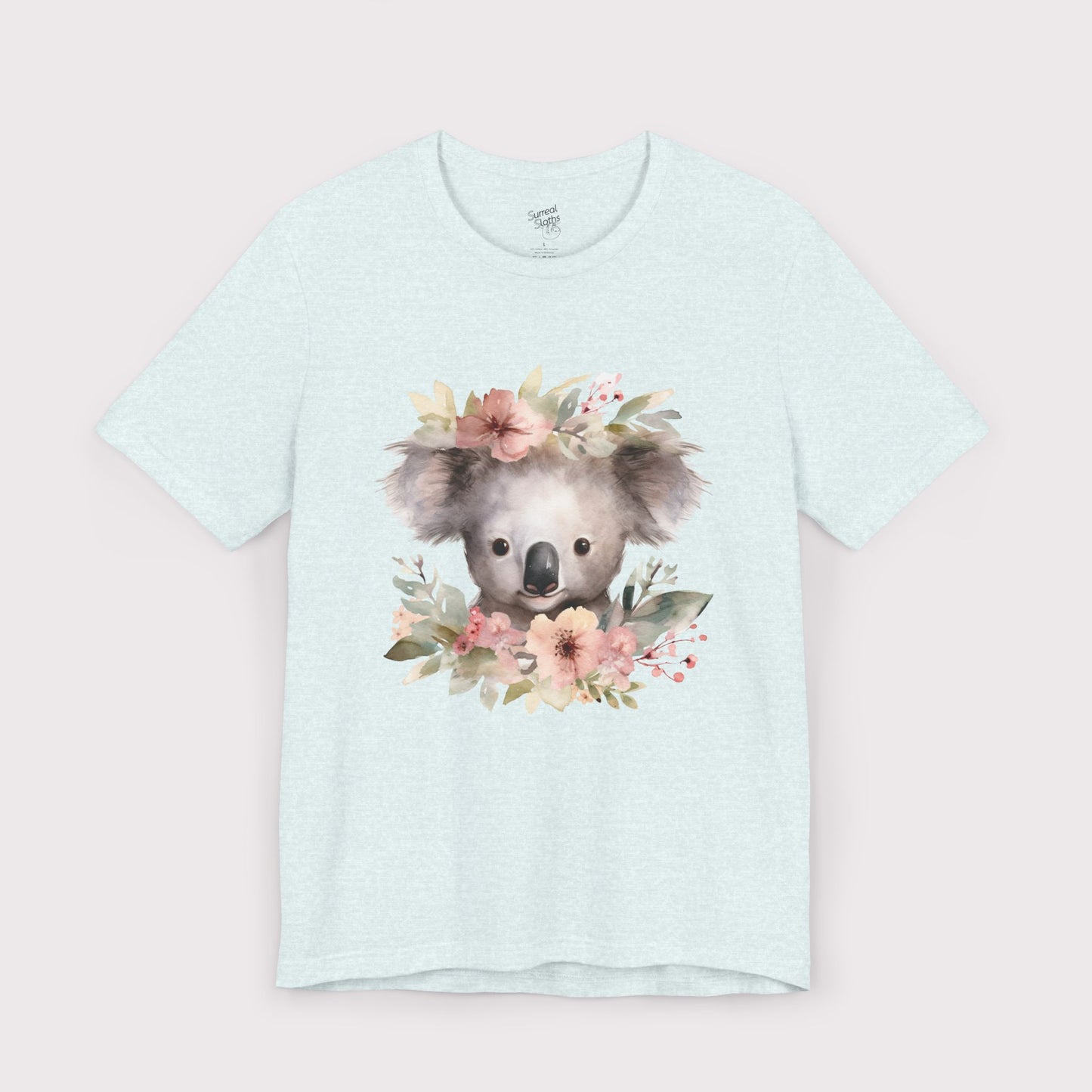 Floral Crown Koala - Jersey Tee
