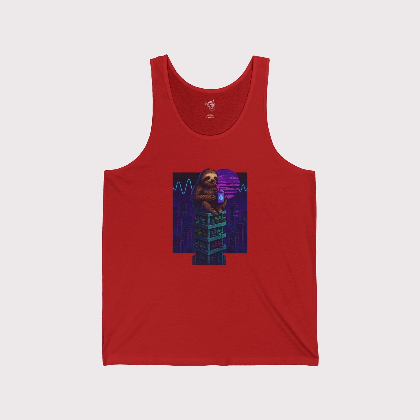 Neon Slothscape Tank Top