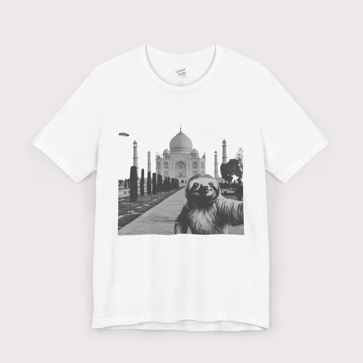 Sloth Selfie - Taj Mahal - Jersey Tee