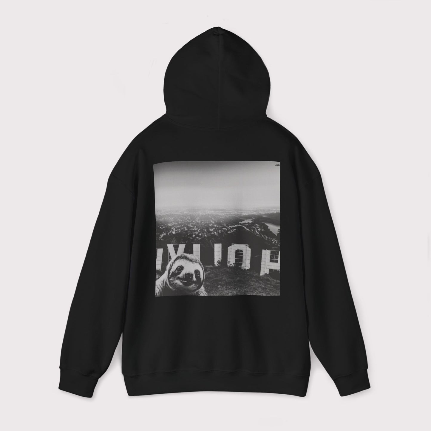 Sloth Selfie Hollywood Sign - Hoodie