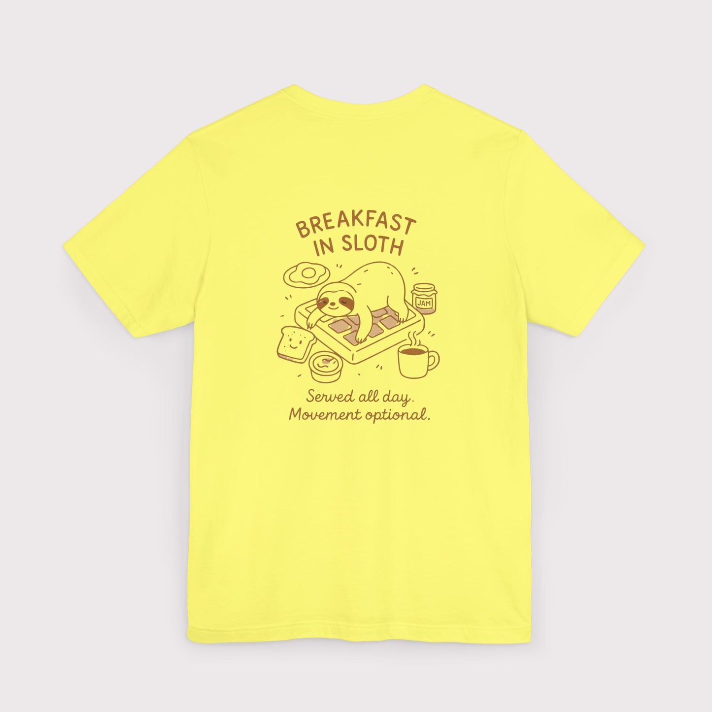 Breakfast in Sloth T-Shirt