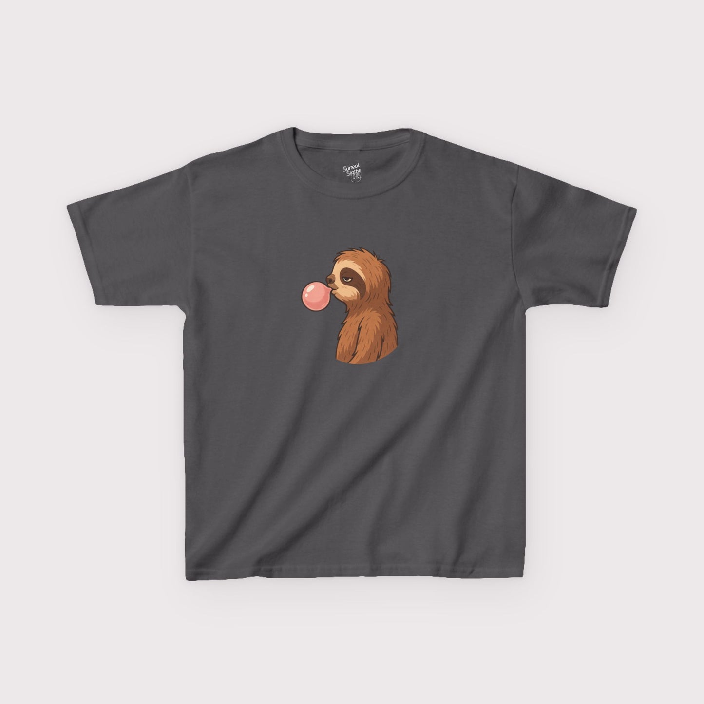 Bubble Blowing Sloth Kids T-Shirt