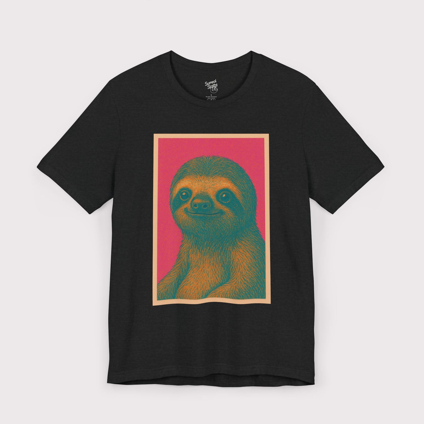 Retro Sloth Portrait T-Shirt