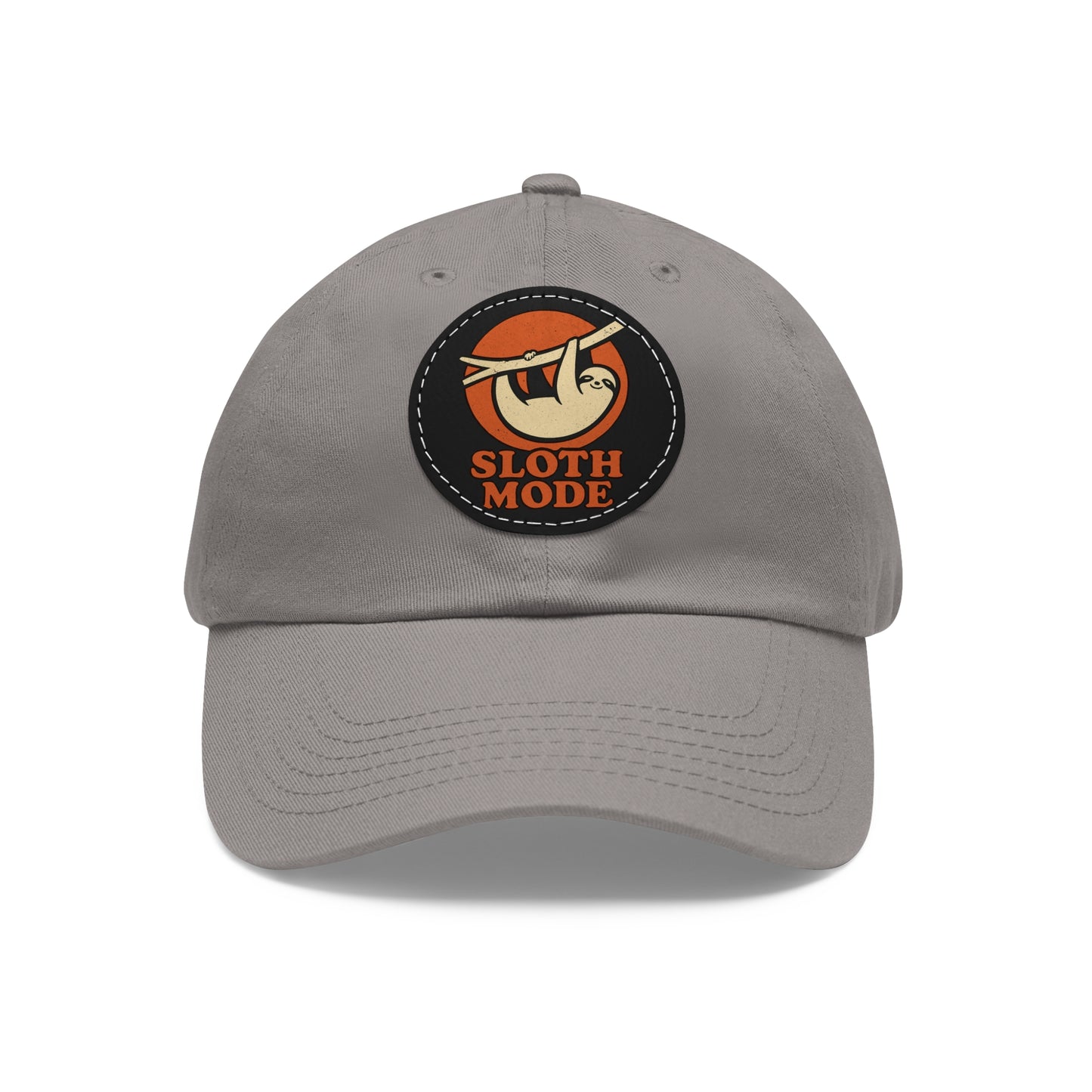Sloth Mode Leather Patch Hat