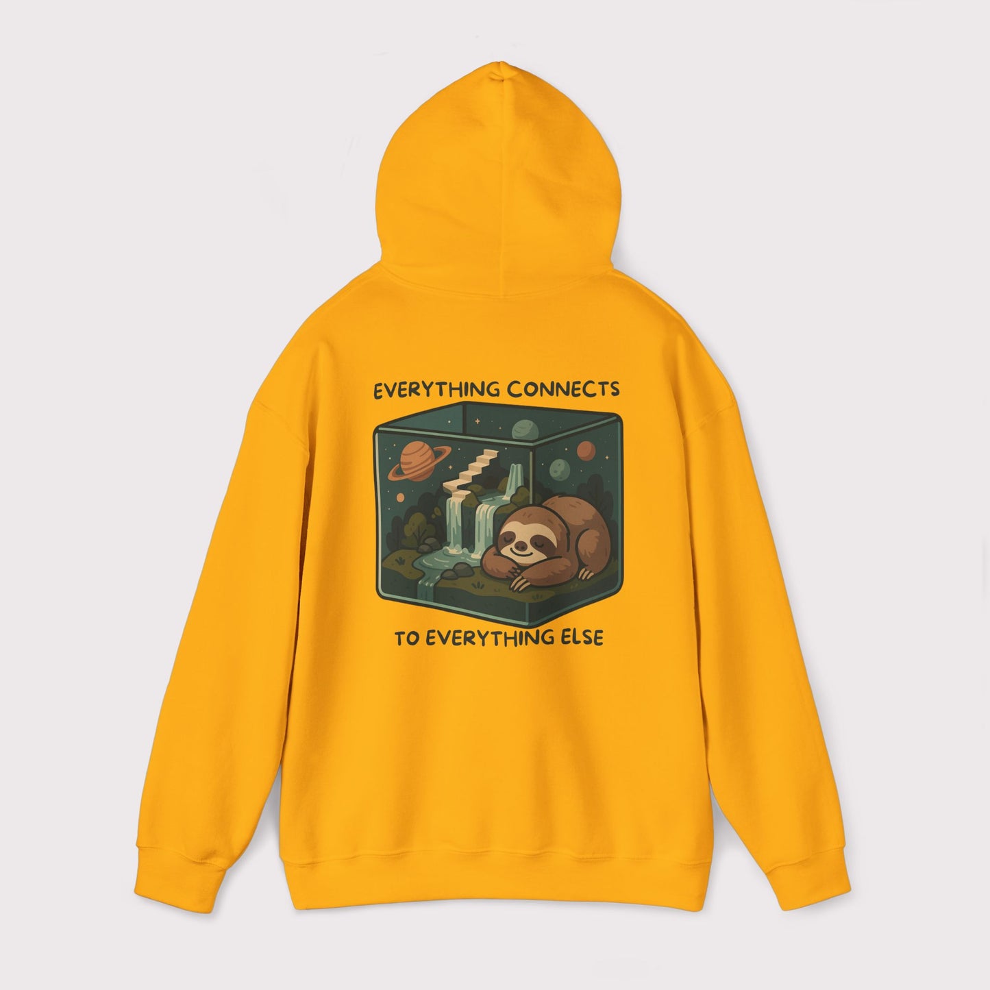 Everything Connects Sloth Hoodie