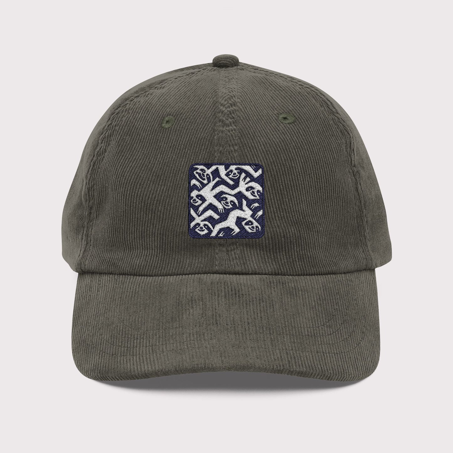 Tessellated Sloths Corduroy Hat