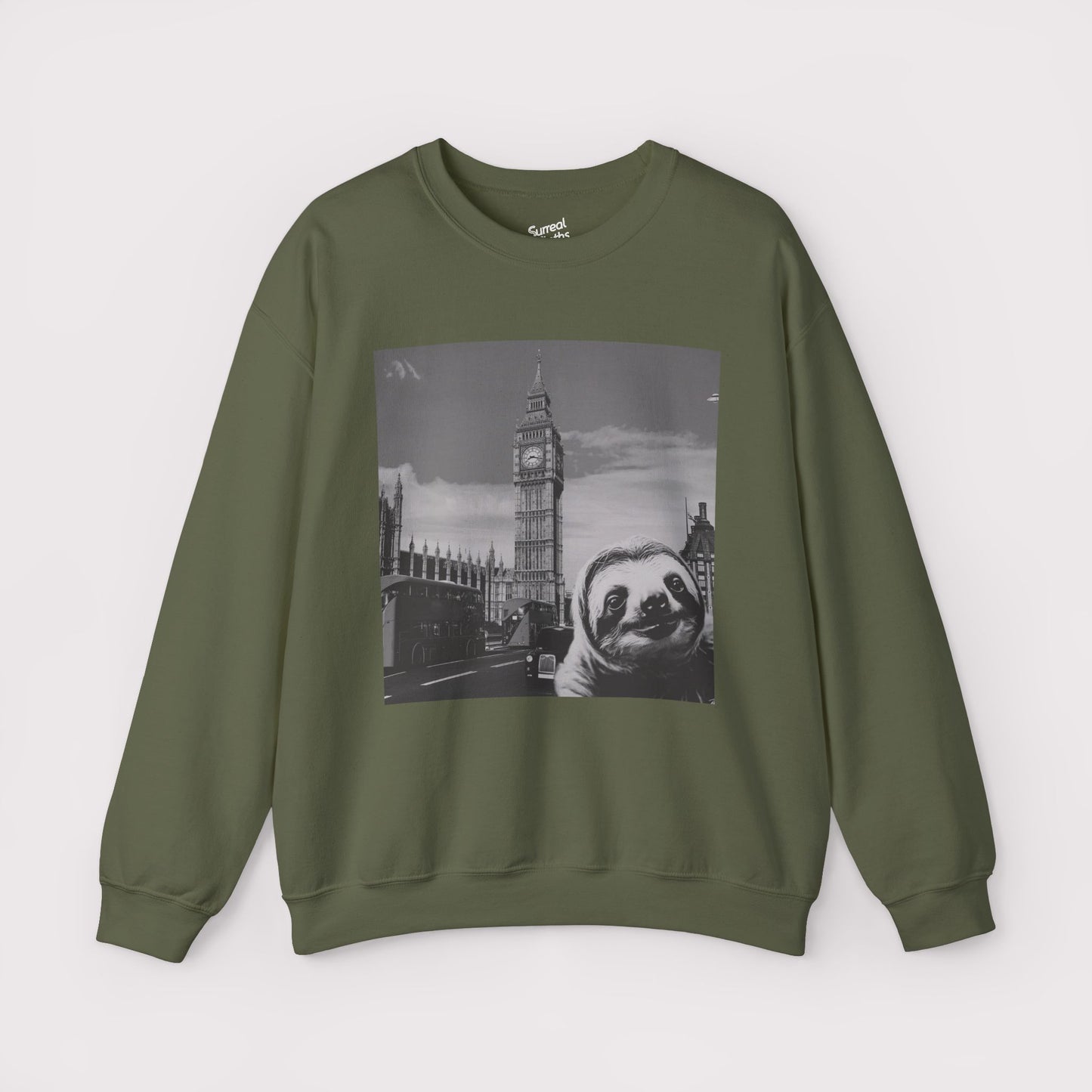 Sloth Selfie Big Ben - Crewneck