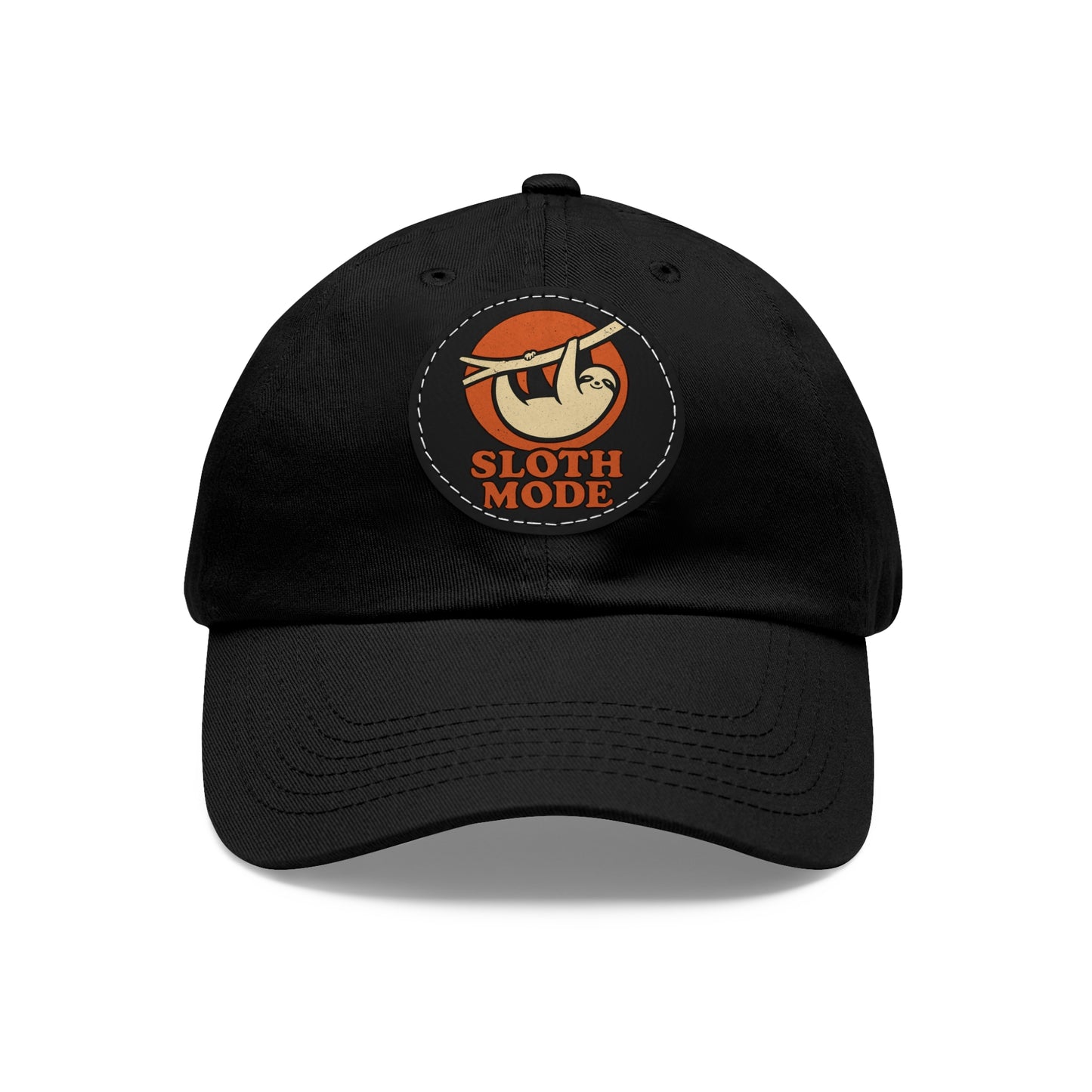 Sloth Mode Leather Patch Hat