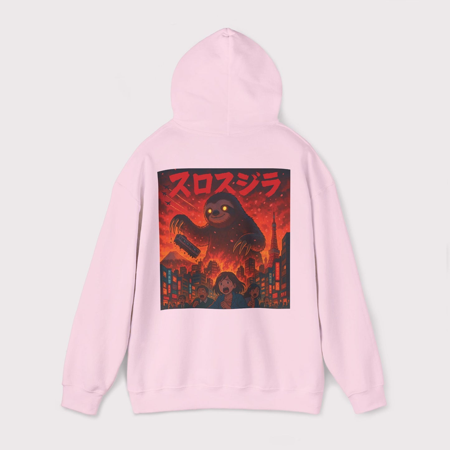 Slothzilla Anime Hoodie