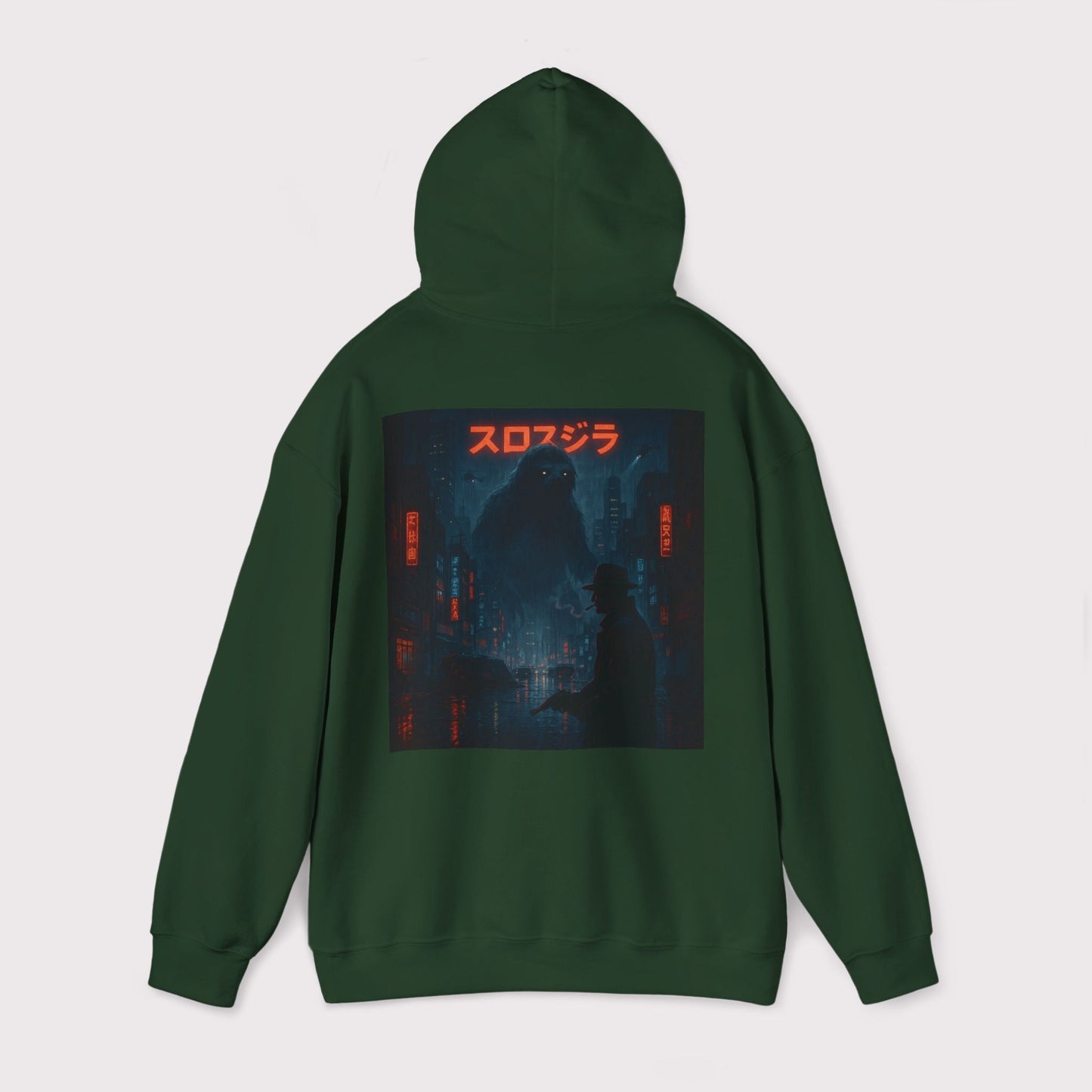 Slothzilla Noir Hoodie