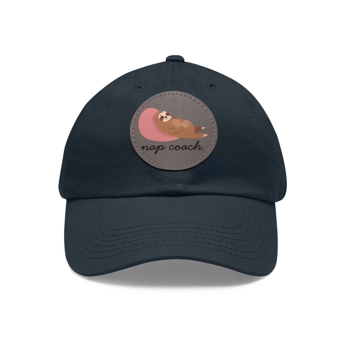 Nap Coach Leather Patch Hat