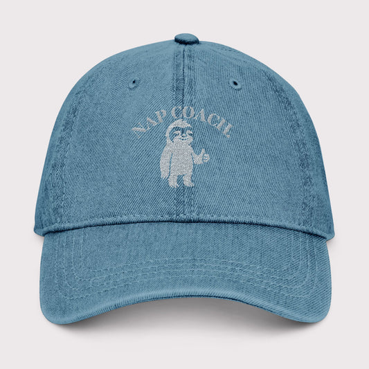 Nap Coach Thumbs-Up Denim Hat