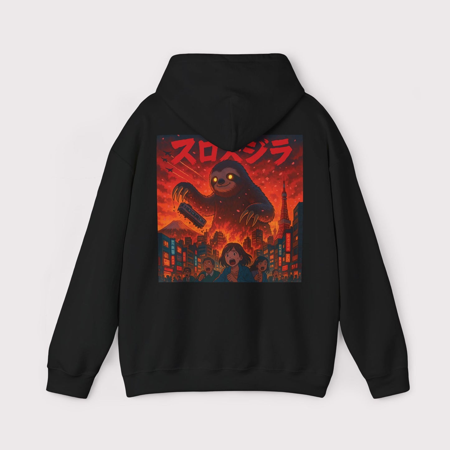 Slothzilla Anime Hoodie