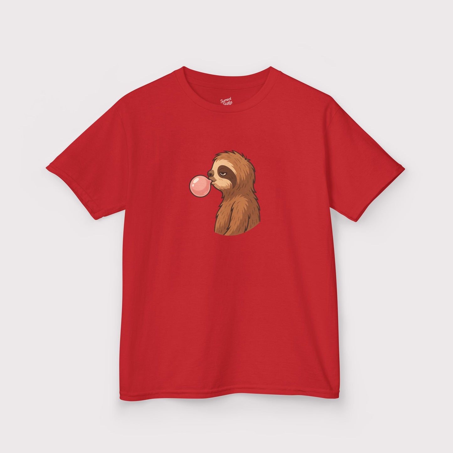 Bubble Blowing Sloth Kids T-Shirt