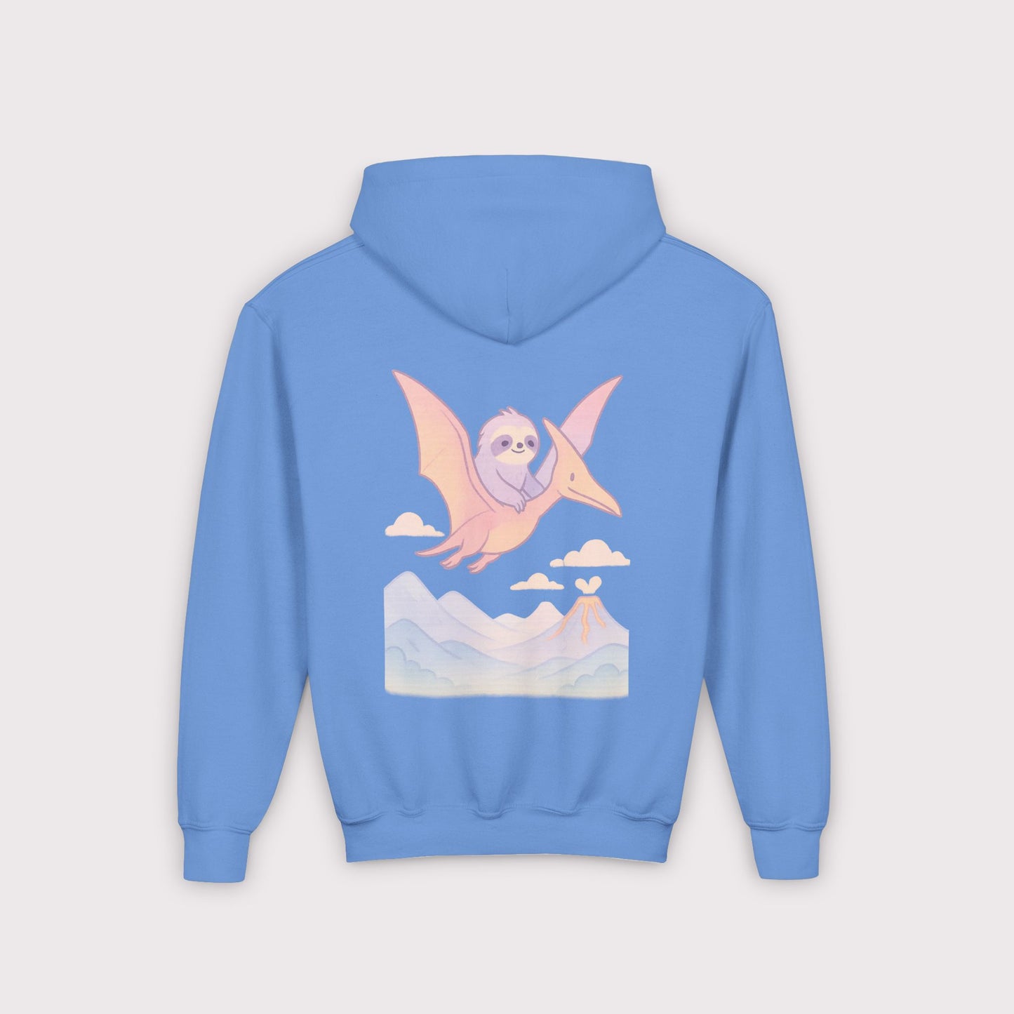Ptero-Sloth Adventure Kids Hoodie