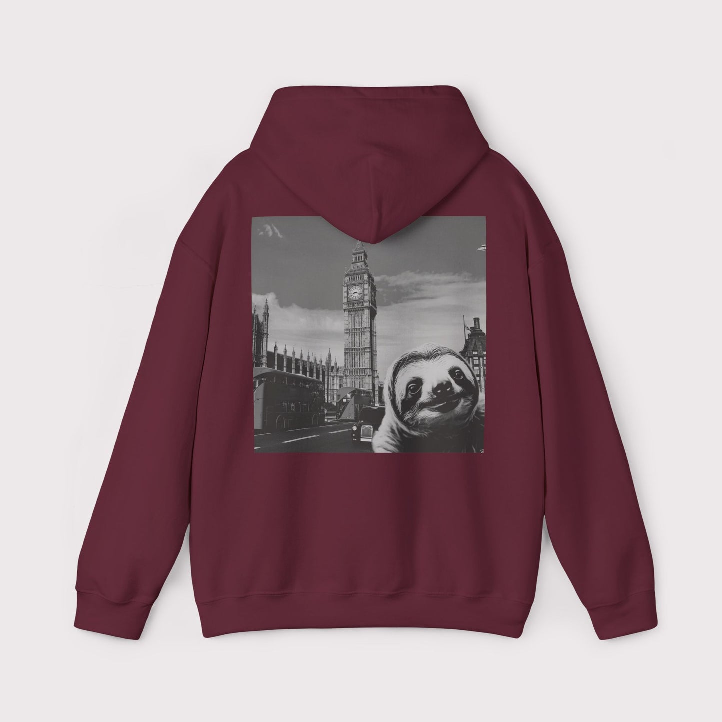 Sloth Selfie Big Ben - Hoodie