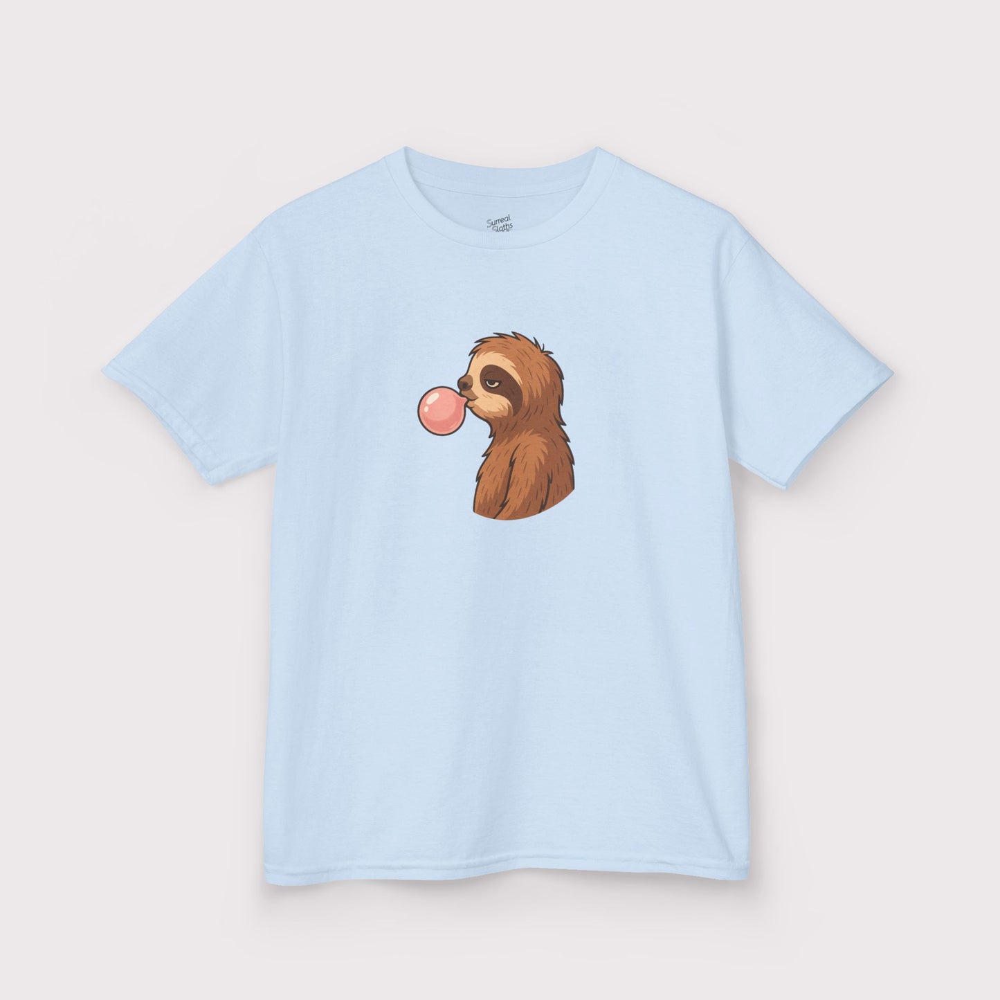 Bubble Blowing Sloth Kids T-Shirt