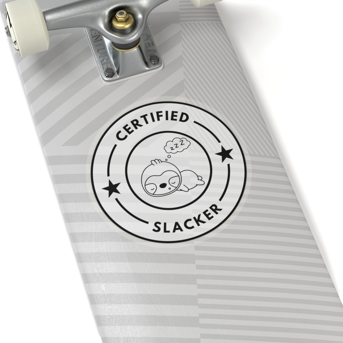 Certified Slacker Sloth Sticker – Lazy Life Badge of Honor