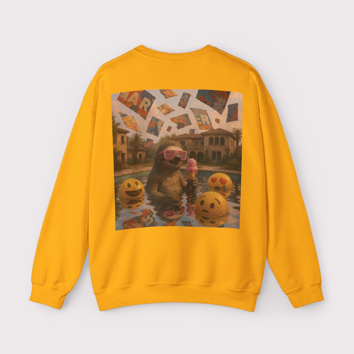 Sloth Pool Party Crewneck